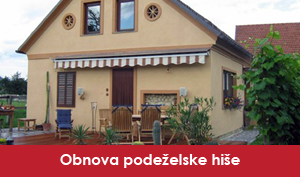 Obnova podeželske hiše